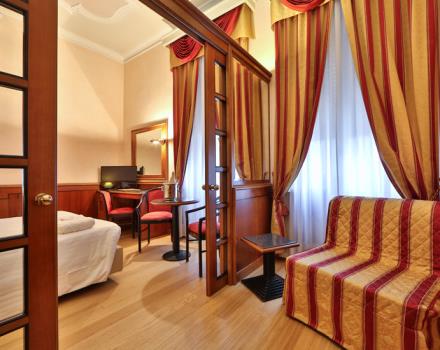 Discover the comfortable rooms at the Best Western Hotel Moderno Verdi in Genoa